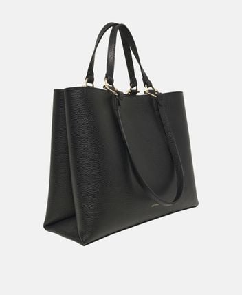 Leather shopper