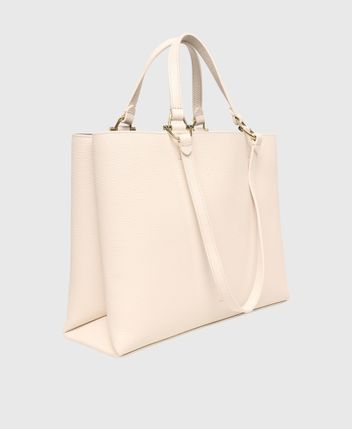 Leather shopper