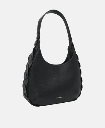 Leather shoulder bag