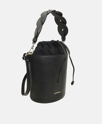 Leather bucketbag Charlotte