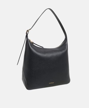Leather shoulder bag Fok Cherry
