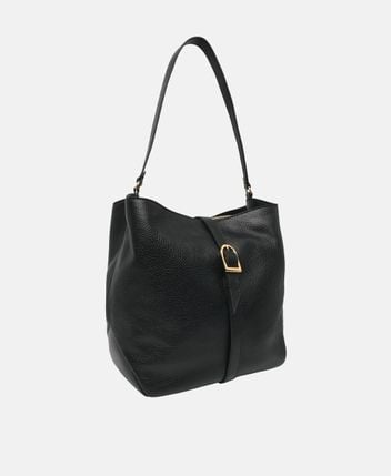 Leather shoulder bag