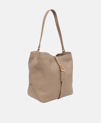 Leather shoulder bag