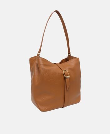 Leather shoulder bag
