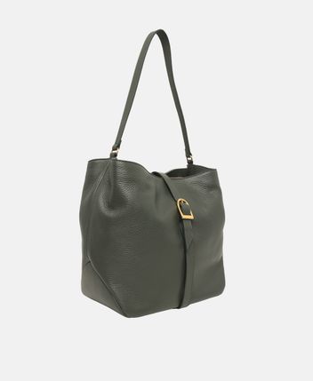 Leather shoulder bag