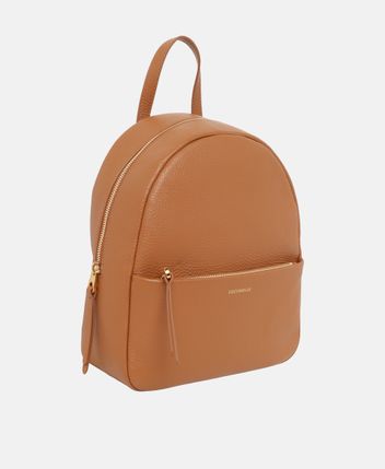 Leather backpack Fok Cherry