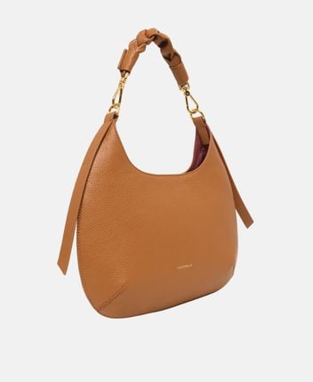 Leather shoulder bag