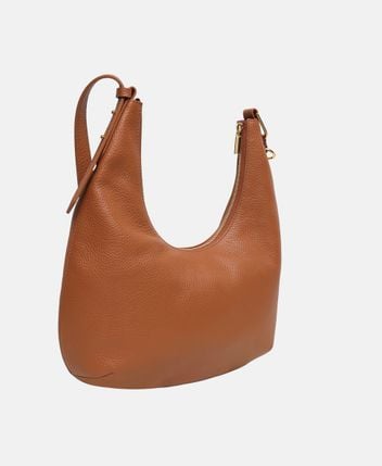 Leather shoulder bag