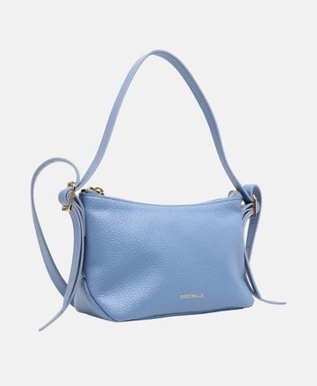 Leather shoulder bag Cherry