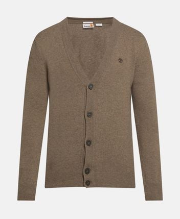 Wool-blend cardigan