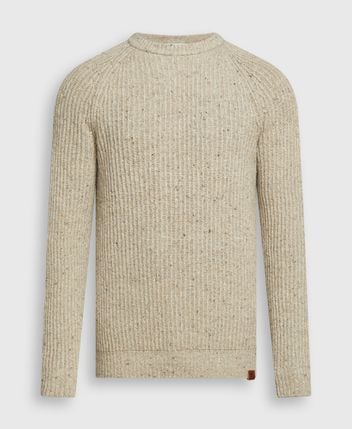 Wool-blend pullover Chunky Yarn