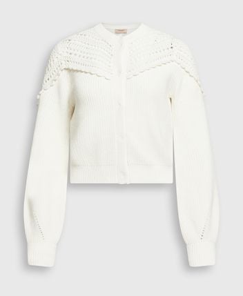 Wool-blend cardigan
