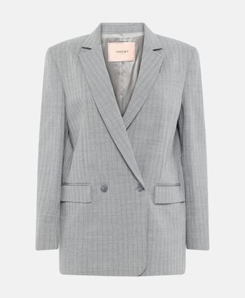 Wool-blend blazer