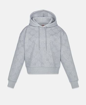 Hooded sweat jacket