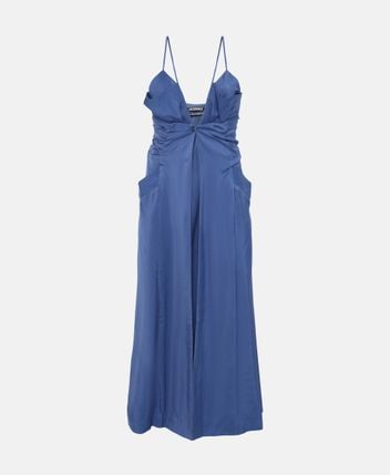 Silk-blend dress