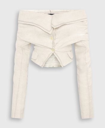 Linen-blend blouse La Veste Camargue