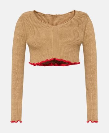 Linen-blend pullover La Maille Santon