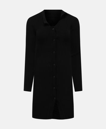 Wool-blend dress