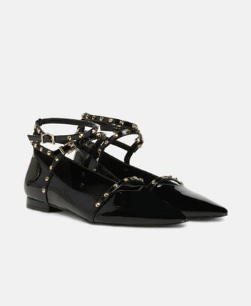 Ballerina with calf lacing Frina