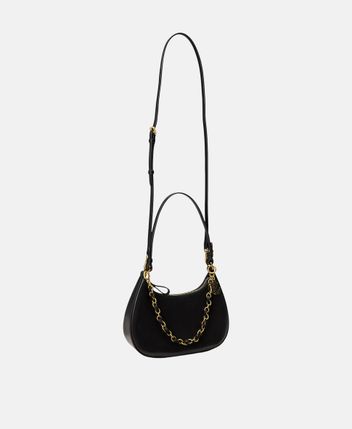 Leather shoulder bag