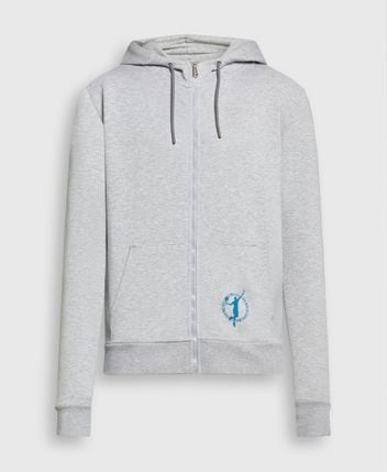 Hooded sweat jacket