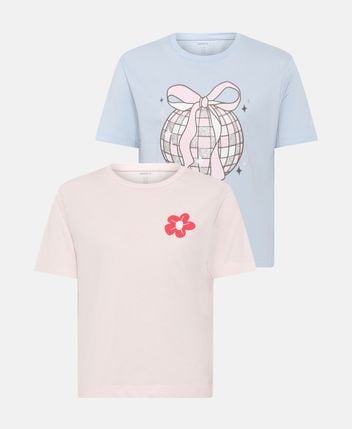 T-shirts, pack of 2 Nmfkatrina