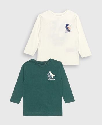 Long-sleeved top, pack of 2 Nathan