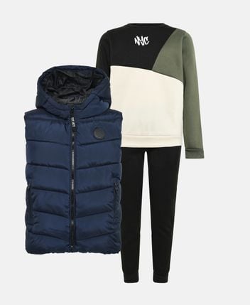 Jacket, long-sleeved top and trousers set Zelpha