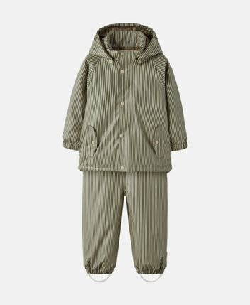 Rain jacket and rain trousers set Nmmladry