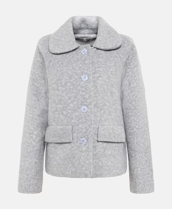 Wool-blend coat