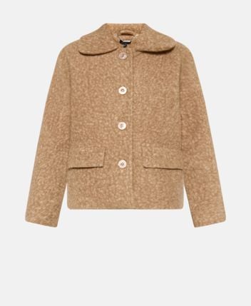 Wool-blend coat