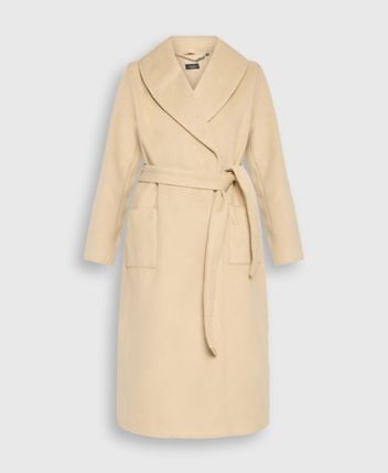 Wool-blend coat