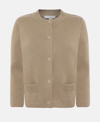 Wool-blend cardigan