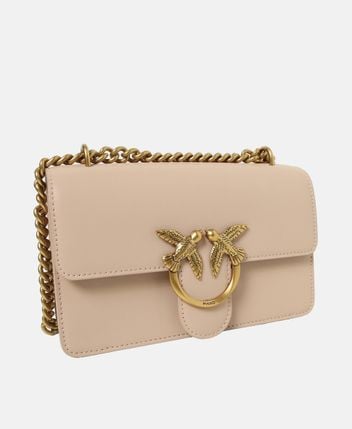 Leather cross body bag Love One Mini