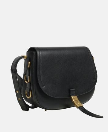 Leather cross body bag Saddle
