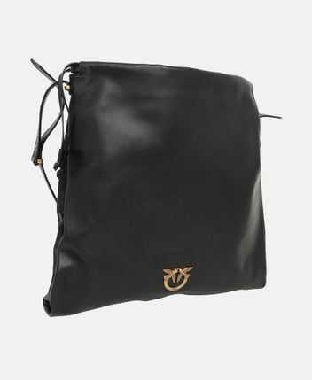 Leather shoulder bag