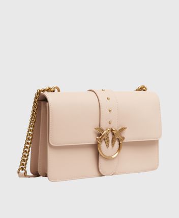 Leather cross body bag Love One