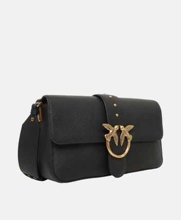 Leather cross body bag Love One