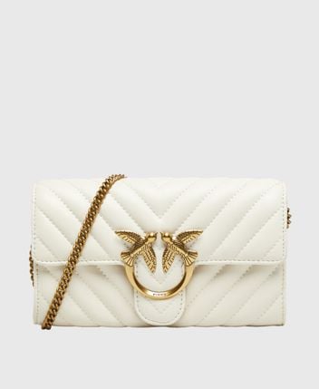 Leather cross body bag