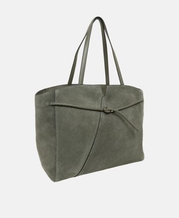 Leather shopper