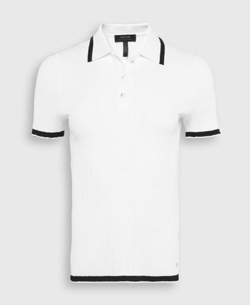 Knitted polo shirt