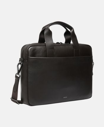 Leather business bag Orvieto