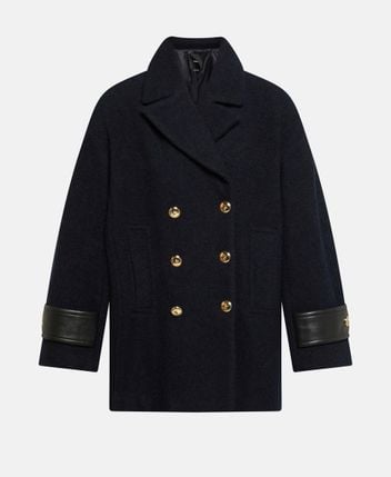 Wool-blend short coat Canederli
