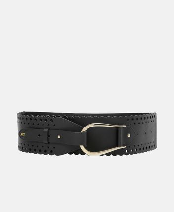 Leather belt