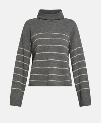Wool-blend rollneck