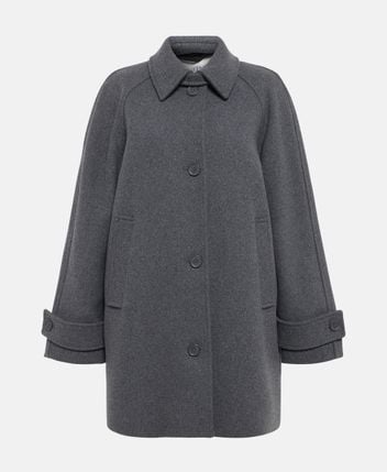 Wool-blend coat