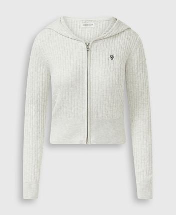 Hooded cardigan
