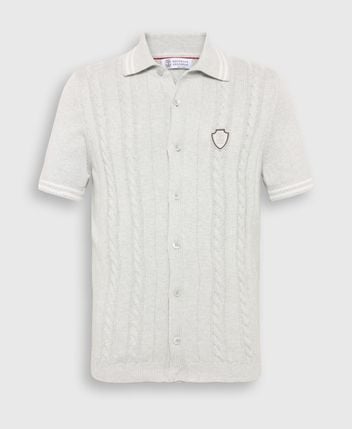 Short-sleeved cardigan