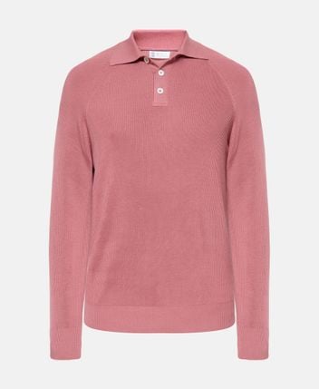 Long-sleeved polo shirt