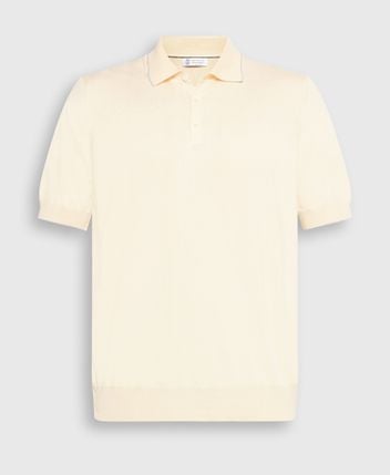 Knitted polo shirt